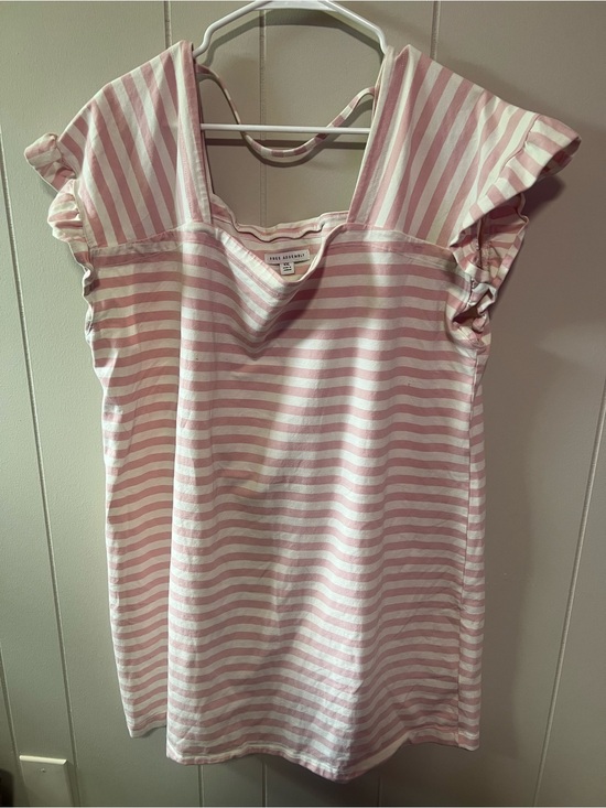 Free Assembly Dresses & Skirts - Pink & White Striped Women’s Dress